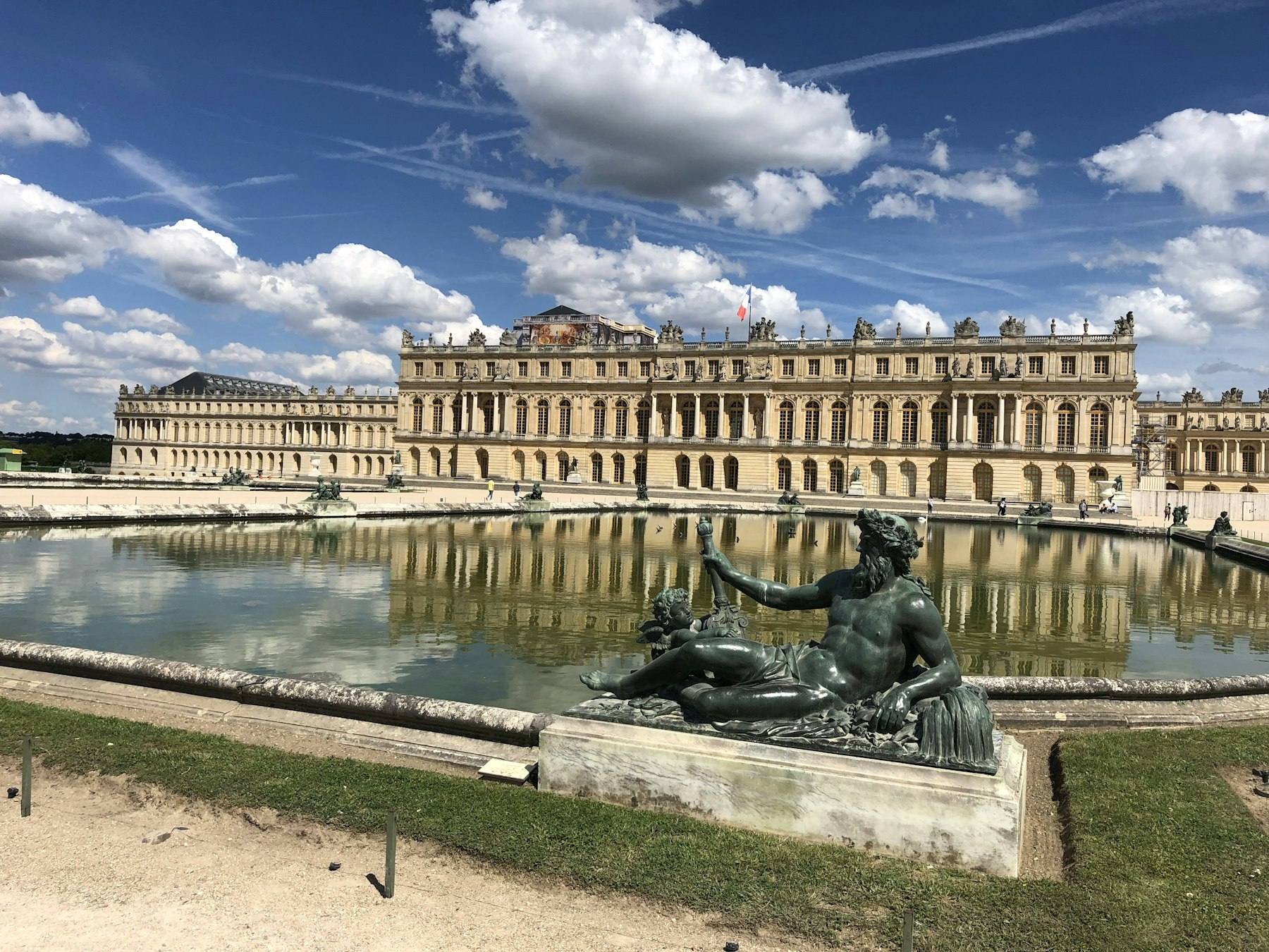 Formal gardens and fountain at Versailles